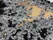 Kürkleid mit Spitze, Detail