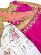 Kürkleid zum Thema `Bollywood´