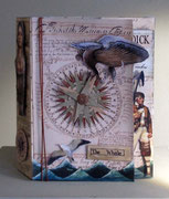 Moby Dick Paper theater  19x15x5