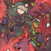 Danse des couleurs 20x20cm