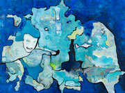 La flanerie nuageuse 97x130cm