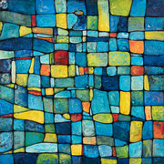Patchwork coloré 100x100cm  2025