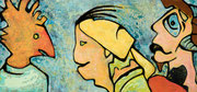 Rencontre insolite 35x75cm