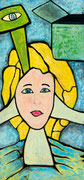 L'oeil de la connaissance 35x75cm