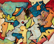 Les acteurs 81x100cm