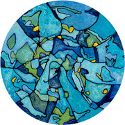 Vibration azurée 60cm
