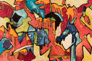 Odyssée volcanique 97x146cm