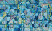 Vitrail d'azur 162x97cm