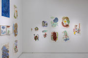 モノタイプによる作品展会場風景『置き去られた鏡』2024, ギャラリーノマル, 大阪/The Forsaken Mirror, Gallery Nomart, Osaka
