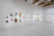 モノタイプによる作品展会場風景『置き去られた鏡』2024, ギャラリーノマル, 大阪/The Forsaken Mirror, Gallery Nomart, Osaka