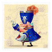Illustration personnelle Cochon pirate -2011-