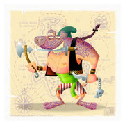 Illustration personnelle Cochon pirate -2011-
