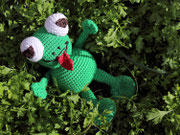 Frosch für Lea - Ostern 2015 - Anleitung von Sara Tilly aus der Gruppe Amigurumistübchen - ausruhen