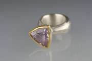 Ring - Golschmied - Silber - Feingold - Amethyst