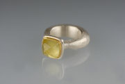 Ring - Golschmied - Silber - Feingold - Lemoncitrin