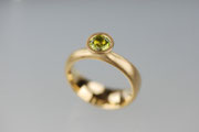 Schmuckring - Goldschmied - Gelbgold - Peridot