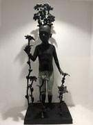 Francesca dalla Benetta Bronze H: 47cm Galerie d'art à Biot. Galerie Gabel. Côte d'Azur