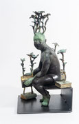 Francesca Dalla Benetta-"Trasformazioni"-bronze- 7.9 W x 14.6 H x 7.9 in-Galerie Gabel-French Riviera's gallery- Biot