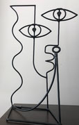 Nils Inne- sculpture en fil d'acier-Galerie Gabel Biot