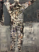 Matthieu ASTOUX-60X81cm-technique mixte sur toile, Galerie Gabel- Biot-Côte d'Azur
