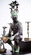 Francesca Dalla Benetta-"Trasformazioni"-bronze- 7.9 W x 14.6 H x 7.9 in-Galerie Gabel-French Riviera's gallery- Biot