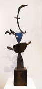 SETCH, sculpture in cut steel Galerie Gabel, Biot