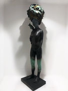 Francesca dalla Benetta Bronze H: 50cm Galerie d'art à Biot. Galerie Gabel. Côte d'Azur