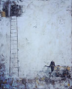 Sophie Hustin peinture. Acrylique sur toile.Galerie Gabel- Biot -Côte d'Azur