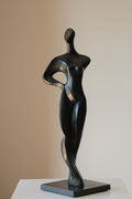 Anne Arnaud-sculpture en bronze patiné-2/8 -Galerie Gabel-Art contemporain-Biot