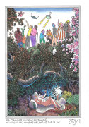  Frank Zeidler, Dessin original , encres, aquarelle, crayon. 28X38cm-  Galerie Gabel, Biot -  Galerie Gabel, Biot
