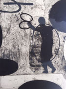 Matthieu ASTOUX-gravure monotype- 85X115cm, Galerie Gabel- Biot-Côte d'Azur