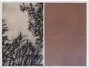 Matthieu ASTOUX- gravure marouflée sur toile 160X130cm, Galerie Gabel- Biot-Côte d'Azur