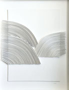 bas relief en carton, puerté , balnc sur blanc, design, décoration interieure