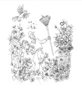 Frank Zeidler, "Le vieil homme et le jardin sauvage"Dessin original , encres, aquarelle, crayon. 28X38cm-  Galerie Gabel, Biot -  Galerie Gabel, Biot