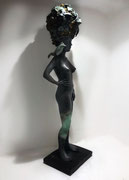 Francesca dalla Benetta Bronze H: 50cm Galerie d'art à Biot. Galerie Gabel. Côte d'Azur