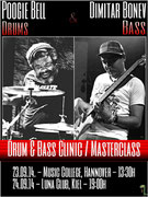 Das Plakat - "Master Class" - Drum & Bass mit Poogie Bell