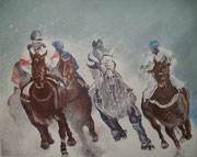 3White Turf I / Acryl / 80x100 cm / 2014 /----CHF 2'800----