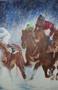 White Turf  II / Acryl / 70x100 cm / 2008 /----CHF 3'000----