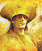 "Mit Haube", 2023, Öl auf Leinwand, 60 x 50 cm