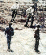 O.T. (Gruppe 4), 2002, Öl auf Leinwand, 140 x 120 cm