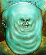 "Großer Kopf", 2023, Öl auf Leinwand, 60 x 50 cm