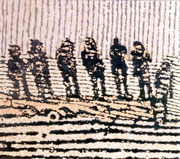 O.T. (Gruppe 7), 1997, Öl auf Leinwand, 114 x 130 cm