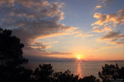 Le Soleil se couche à côté du Cap Ferret...