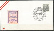 Austria, cover Raketenpostaustellung Schmiedl 18.07.1964 in Krieglach, with vignette, orig.signed by  Schmiedl and cancellation Nr.2