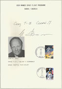 Russia. BURAN missions introduction document, orig. signed by Space Shuttle test pilot Igor Volk (Sojus T-12 /Saljut 7 cosmonaut)