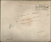 Letter from Alexander von Humboldt 17.09.1845 with orig.signature of A.v.Humboldt to a participant (Königliche Hoheit dem Großherzog von Baden,Herzog von Zähringen) of the excursion in august 1845 in the Vulkaneifel in Germany from Berlin to Carlsruhe