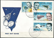 Qatar, FDC,  B imperforate, Gemini 6 and 7 honoring the US astronauts