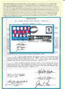 Apollo 15 Herrick MOON Phase cover issued 100 items, Cover was in Moonorbit during Apollo 15 mission, plus certificate