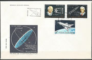 Romania, 3933, 3934 and 3938 on FDC