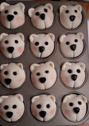 Polarbär Cupcakes